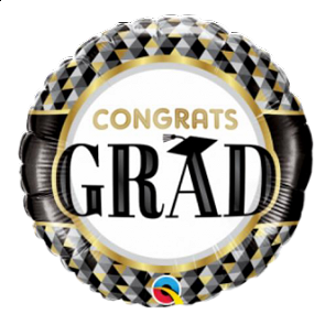 ADD-BAL91 18吋Congratulations Graduation圓形鋁箔升氣球 ADD-BAL91 18吋Congratulations Graduation圓形鋁箔升氣球